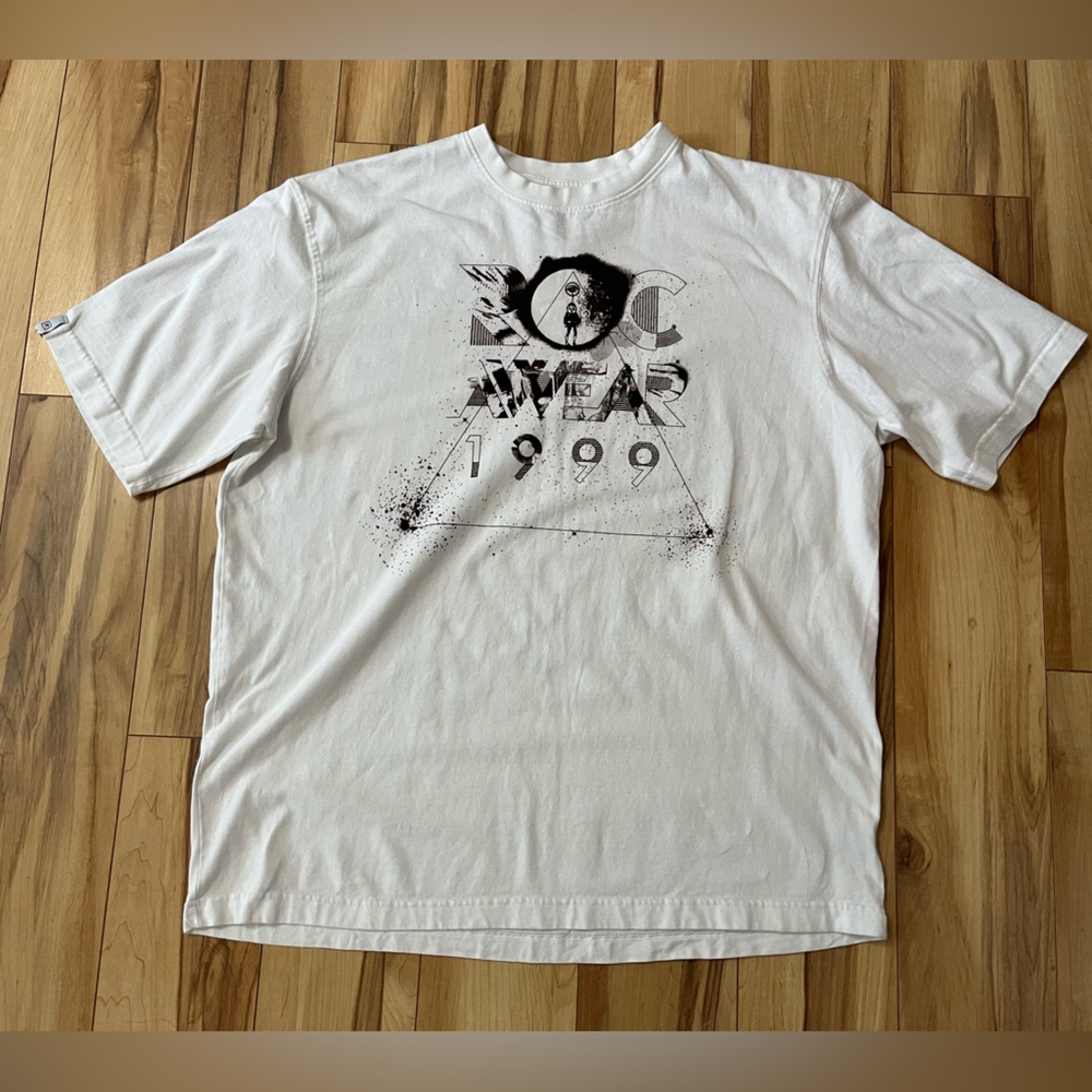 Vintage 90s Rocawear 1999 T Shirt Mens XL White Short Sleeve Streetwear Hip Hop